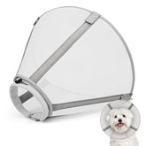 Joypig collier-cone maillage respirant protège les blessures post chirurgie et laisse respirer le chien