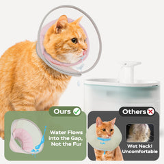 Joypig cone chat anti-lechengage apres chirurgie, design protecteur.