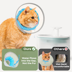 Joypig cone chat recuperation maillage impermeable, permet manger et boire normalement.