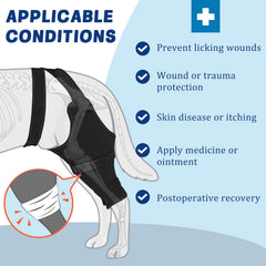 Joypig-ouverture-pour-aller-toilette permet à votre chien d'uriner sans retirer le manchon.