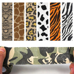 Bandage JpGdn motif lion, pratique pour animaux et soins quotidiens.