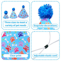 Pack de 6 chapeaux JpGdn pour animaux, idéal comme petit cadeau.