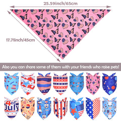 JpGdn bandanas chien taille 65x45 cm convient pour petits et moyens chiens.