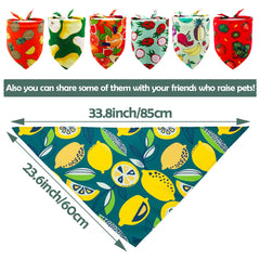 Bandanas JPGDN grande taille 86x61 cm, parfaits pour chiens XXL.