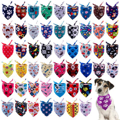 Bandanas JpGdn pour chien, ensemble complet de 100 pièces pour varier les tenues.