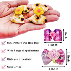Na9eud jpgdn chien motif tournesol, apporte lumière lors des promenades