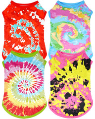 JpGdn tee-shirt chien dégradé rose petit pour promenades confortables.