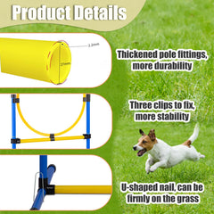 Haies d agilite pour chien par JRUICFDY favorisant l coordination