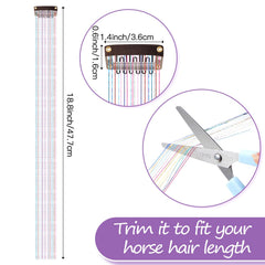Extensions cheveux clip Juexica pour crinière volumisée sans effort