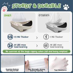 Fermeture à cordon double JUKAMO pour sceller et limiter les odeurs.