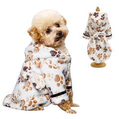 Junchl serviette bain petit chien avec capuche; séchage rapide après la douche.