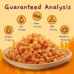 Friandises Jungle Calling au poulet adaptées aux petits chiens et chats.