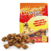Jungle Calling: os dentaires au beurre de cacahuète pour petit chien, favorisent l'hygiène dentaire.