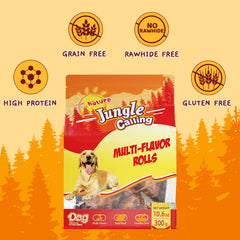 Rouleaux Jungle Calling peau et poil sains, riche en protéines.