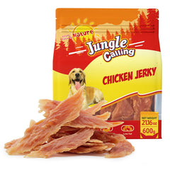 Jungle Calling tranches poulet entier: jerky protéiné pour chiens actifs