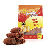 Jungle Calling Triple Flavor Rolls emballage_visible pour montrer le conditionnement et sa praticité.