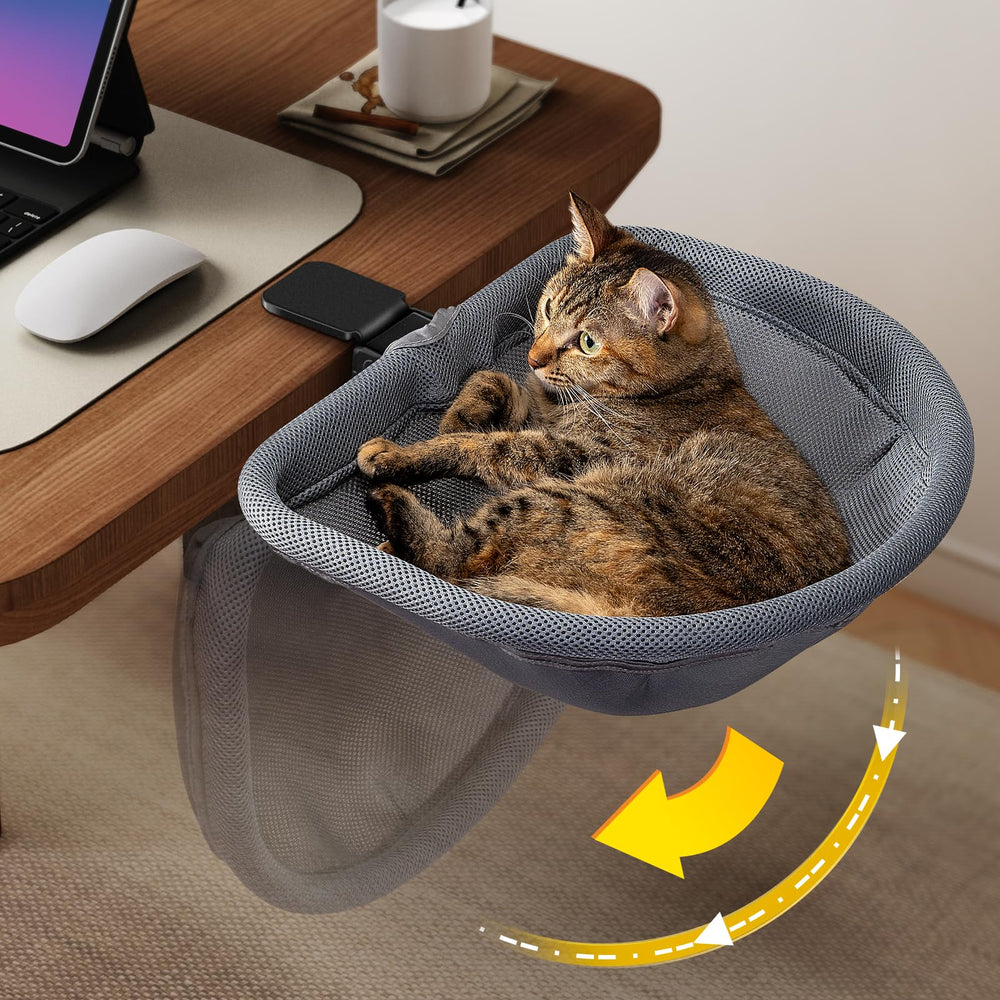 JUNSPOW lit-bureau-chat pliable et rapide à ranger