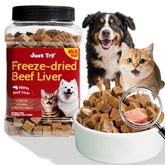 Just Try foie-boeuf emballage refermable, friandise pratique et fraîche durable.