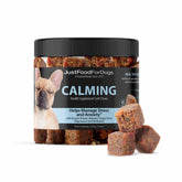 JustFoodForDogs — bonbons souples articulations emballage, soutien potentiel à la mobilité.