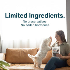 JustFoodForDogs idéal pour l'entraînement, récompense naturelle et goût apprécié.
