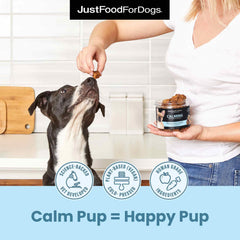 JustFoodForDogs — huile algues EPA/DHA, soutien articulations.