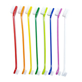 JUWANTU ensemble 8 brosses double tête pour chiens et chats, nettoyage facilité.