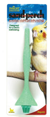 JW Insight perchoir sable pour oiseau, base large et confort durable.
