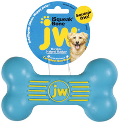 Le JW iSqueak Bone attire l’attention avec ses couleurs assorties pour des jeux stimulants.