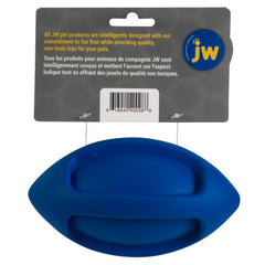 JW iSqueak Funble Football, passe et jeu avec une texture durable