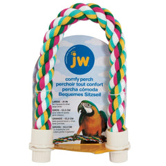 JW Pet Comfy Perch, attaches-vis pour fixation facile.