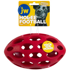 JW Hol-ee Football: balle puzzle interactive, idéale pour jeux intérieurs et extérieurs.