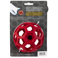 JW Pet Hol-ee Giggler en mouvement, jouet rouge en action pour jeux interactifs