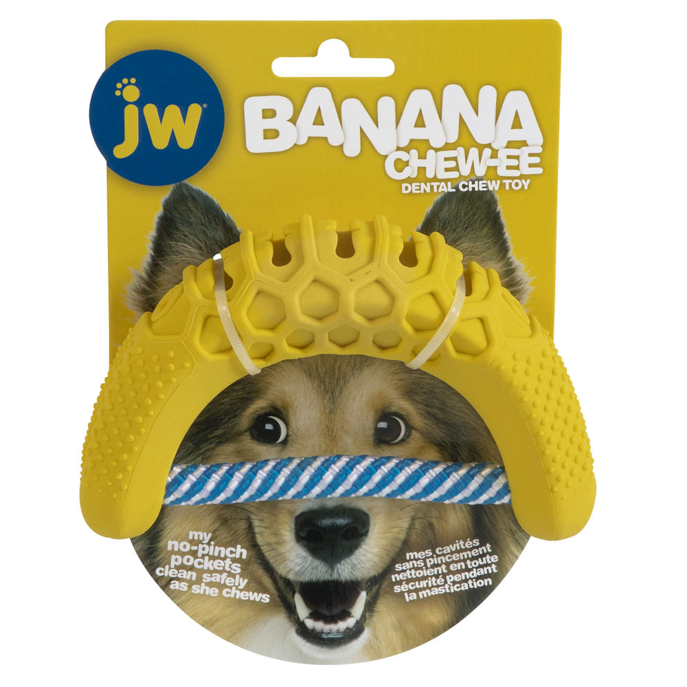 JW Prickl-ee Pear: jouet dentition chiot, texture apaisante pour gencives.