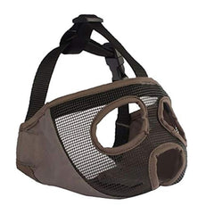 Le masque Jyhy pour chien s'ajuste facilement grâce à une boucle réglable.