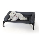 K&H Pet Cot avec oreiller-rembourré pour plus de confort extérieur.