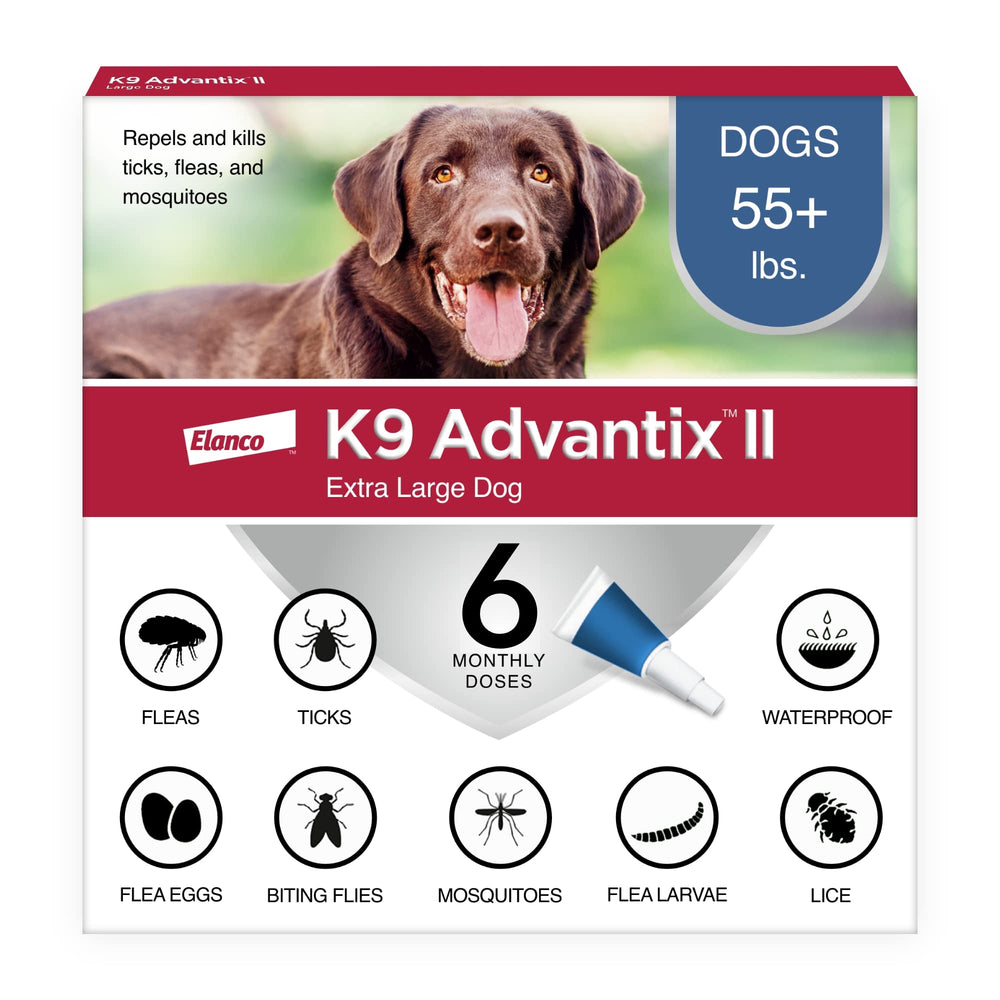 Flacon topique K9 Advantix II XL prêt à l’emploi pour chiens pesant plus de 25 kg
