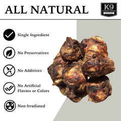 K9 Connoisseur os-boeuf-genou arôme fumé: goût authentique et satiété.