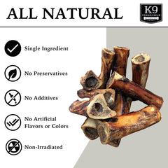 K9 Connoisseur os-marrow-durabilite-gros-chien: mastication longue et satisfaisante.