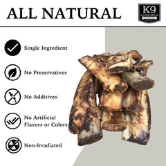 K9 Connoisseur détail texture os moelle boeuf, croquante et appétissante.