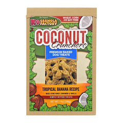 Friandise K9 Granola Factory Coconut Tropical Banana Crunchers, emballage pratique pour les sorties.