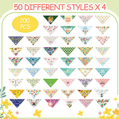Bandana Kacctyen fêtes fleurs, parfait pour occasions.
