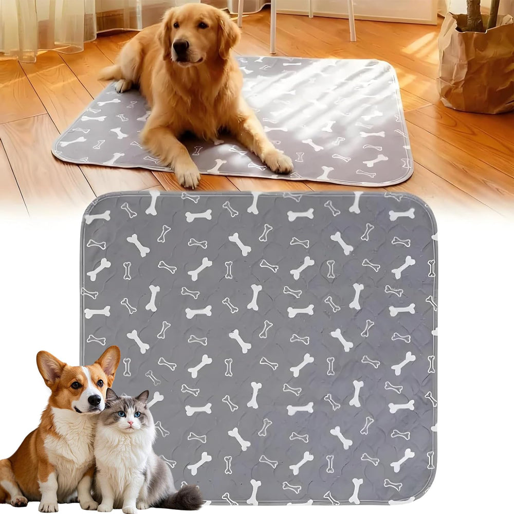 Tapis d'entraînement anti-fuite Kacitalone gris, idéal pour les accidents et nettoyage rapide.