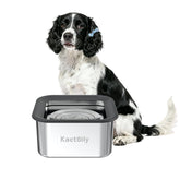 Kactoily bol eau chien 3l sans débordement pour grands chiens.
