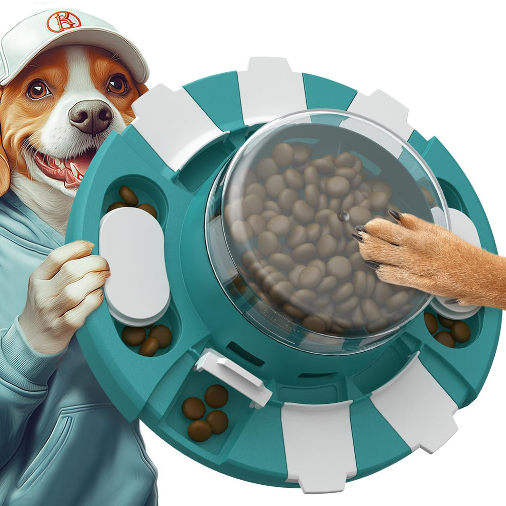 KadTC puzzle chien – plateau à deux niveaux stimulant l’attention et la curiosité.