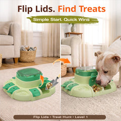KADTC puzzle-chien distribution-gourmandises: récompenses motivantes.