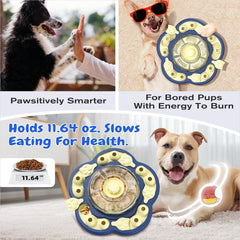KADTC puzzle-chien-rotation-centre : rotation centrale libérant des friandises
