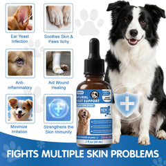 KAGZWXX Peau et poils chien — soutient la peau et le pelage sain.