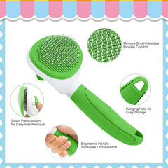 Brosse Kalamanda pour chat avec aiguilles métalliques et massage léger