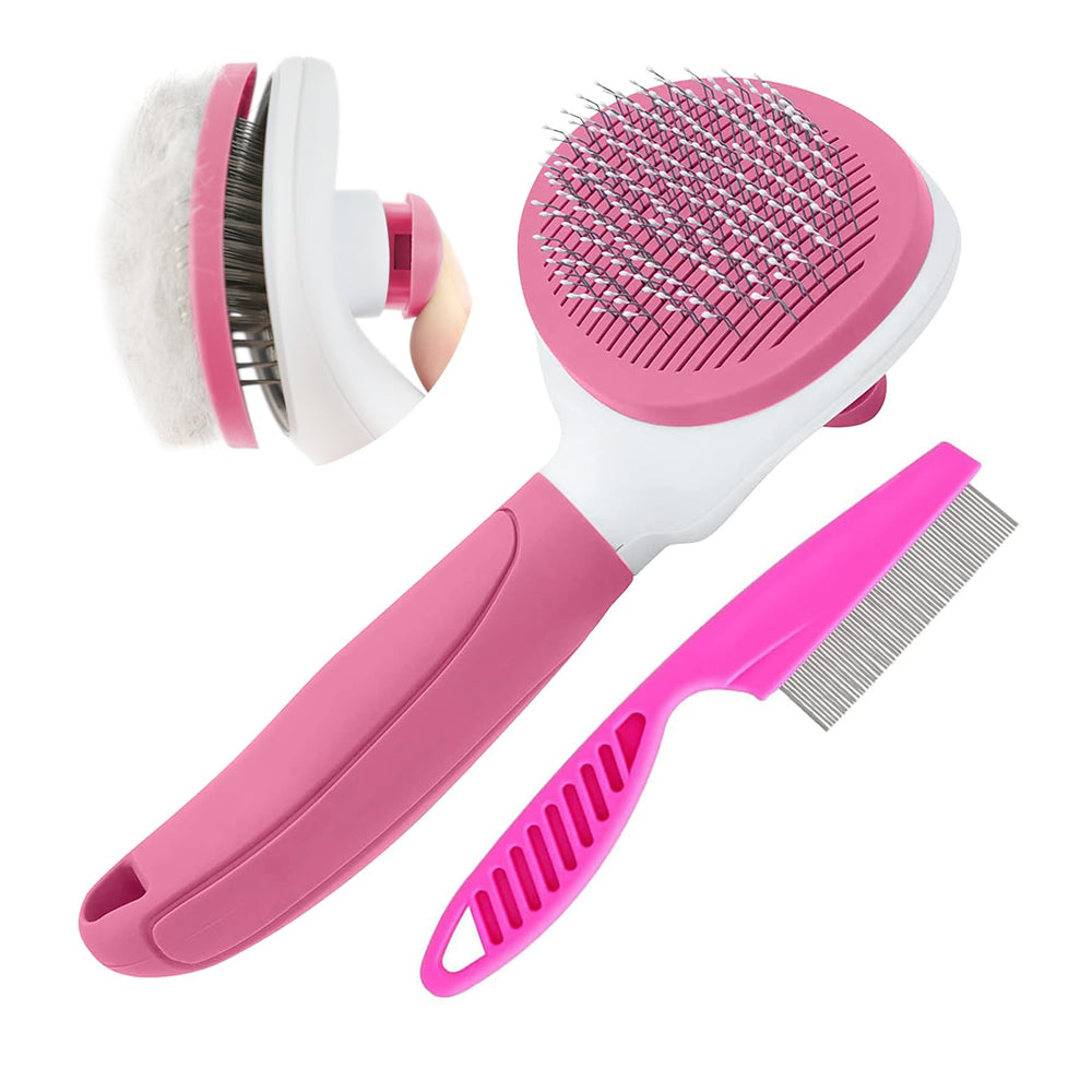 Brosse Kalamanda pour chat intérieur anti-poils, réduit les poils morts.