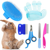KALAMANDA kit toilettage lapin 6 en 1 – ensemble complet pour le pelage et les ongles.